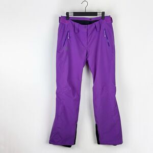 Salomon Ski Pants Womens Small Purple Advance Skin Dry 20k / 20k Snow Snowboard